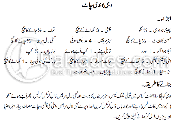 dahi boondi chaat recipe